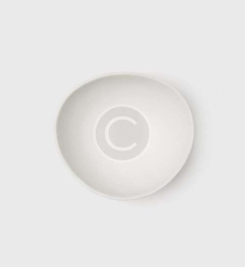 White stoneware bowl